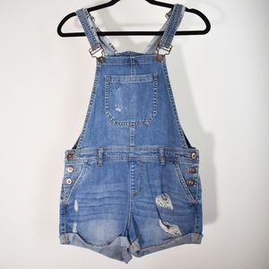 Denim Short Overall